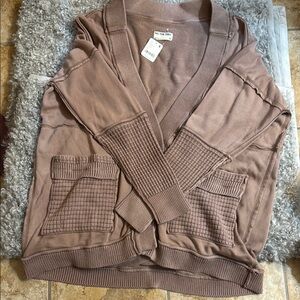 FP Movement by Free People Brown Cardigan